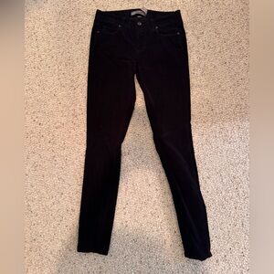 PAIGE Black Skinny Corduroy Jeans for Women
